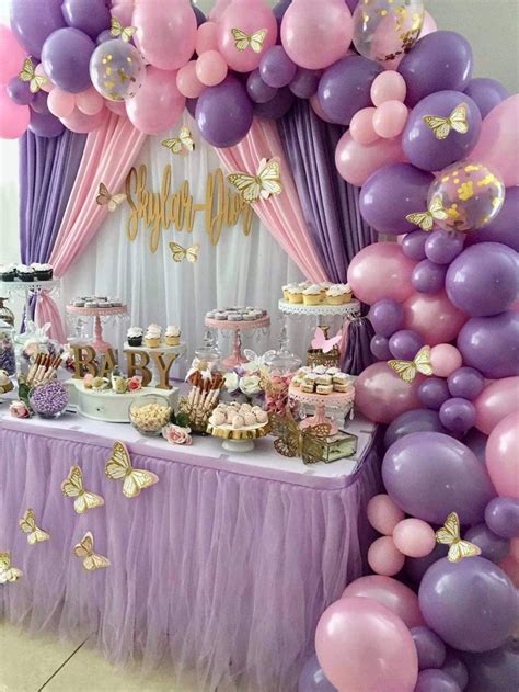 126pcs Butterfly Purple Pink Balloon Garland Arch Etsy Butterfly