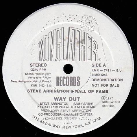 Steve Arrington S Hall Of Fame Way Out 1982 Vinyl Discogs