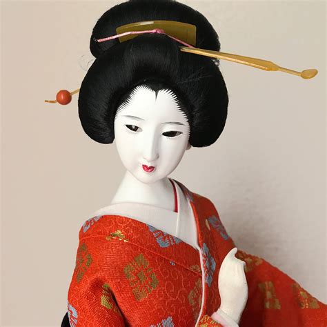 Vintage Japanese Geisha Doll Geiko 45cm Tall Unused Etsy