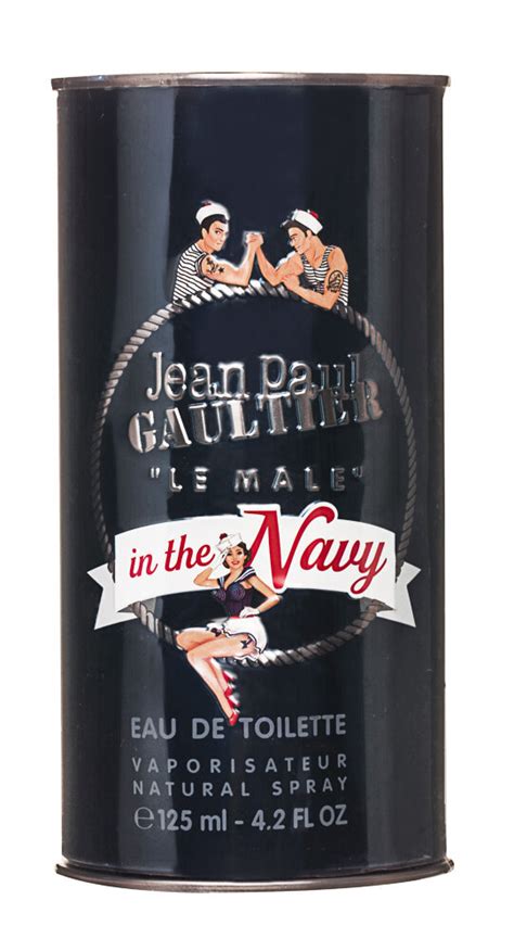 A fresh and sensual aquatic fougere scent. Jean Paul Gaultier Le Male in the Navy Eau de Toilette ...
