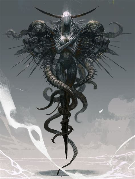 By Su Jian Dark Fantasy Art Creature Concept Art Monster Concept Art