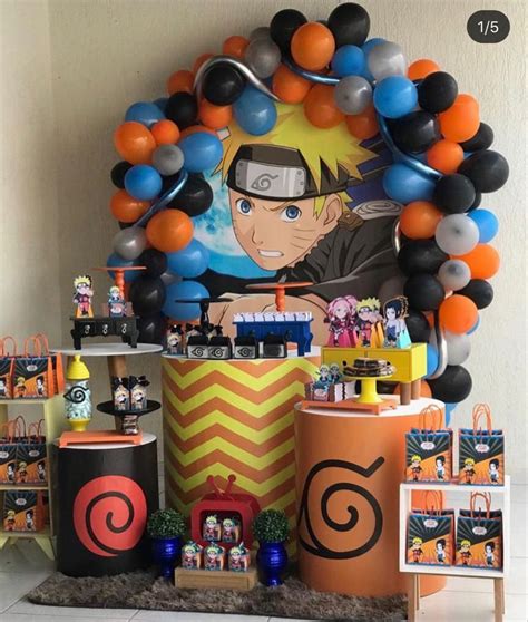 Pin De Babii Victoria Em Decoração De Aniversário Festa Naruto