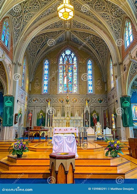The Sanctuary Or Chancel Of St Peters Church San Francisco California