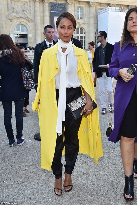 Jada Pinkett Smith Shows Off Her Figure At Paris Fashion Week Daily