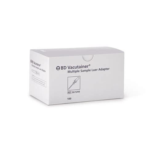 BD Vacutainer Multiple Sample Luer Adapter Pack Of 100