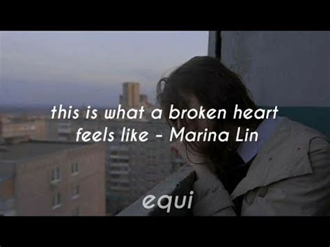 this is what a broken heart feels like Marina Lin Türkçe Çeviri YouTube