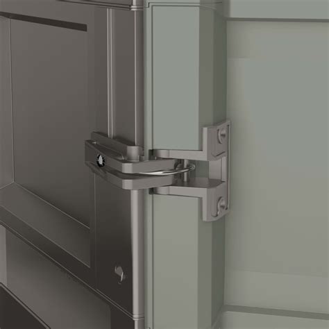 This freestanding storage cabinet is made out of a durable polypropylene resin that's reinforced by metal for extra strength. Keter Cabinet Garden Utility Shed Garage Storage Unit Tool ...