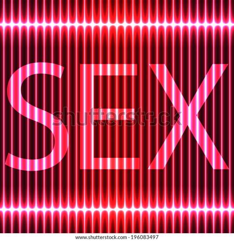 Sex Neon Signboard Red Background Vertical Stock Vector Royalty Free 196083497 Shutterstock