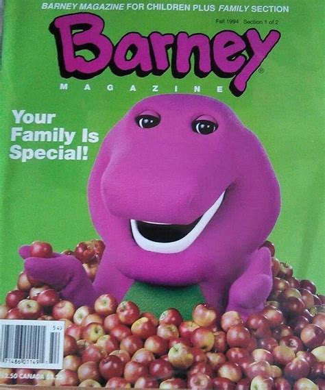 Barney Magazine Fall 1994 Ultra Rare 1823420391