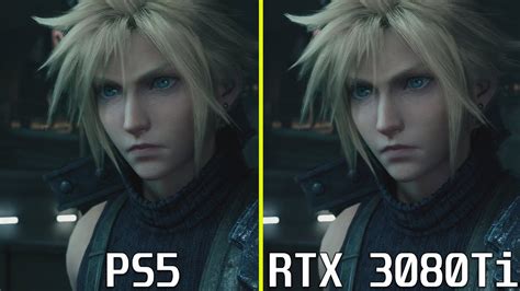 Final Fantasy Vii Remake Pc Rtx 3080ti Vs Ps5 Graphics Comparison Youtube