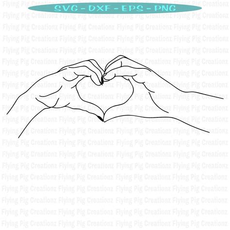 Hands Heart Svg Hands Svg Heart Svg Hands Making Hearts Svg Love