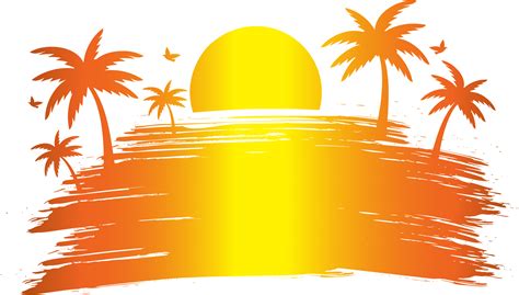 Big Image - Sunset Party Png Clipart - Full Size Clipart (#135282 png image