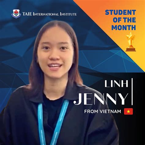 Student Of The Month Jenny Linh