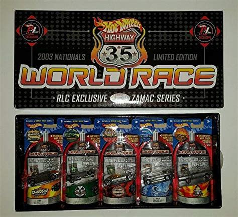 Buy Hot Wheels Highway 35 World Race Zamac 5 Car Limited Edition Set