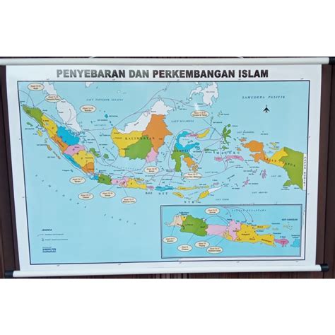 Jual Peta Penyebaran Dan Pengembangan Agama Islam Bingkai Shopee Indonesia