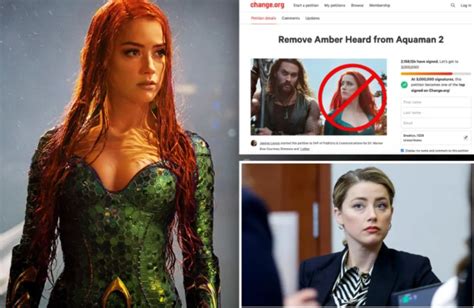 Petition To Remove Amber Heard From Aquaman 2 Reaches Over 2m Signatures