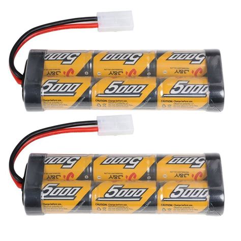 2 Pack 5000mah 72 Volt Nimh Rc Car Rechargeable Battery Pack With