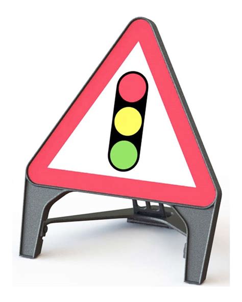 Traffic Signals Ahead Road Q Sign From Aspli Safety