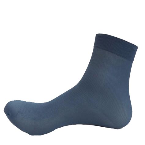 Business Black Mens Socks Casual Male Solid Blue White Sock New Thin Middle Nylon Sock