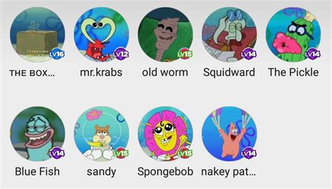 Matching Icons Matching Profile Pictures Spongebob