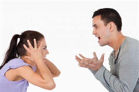 Young Couple Yelling At Each Other Photo Premium Download