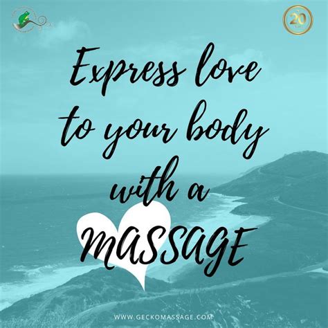 Have You Expressed Love To Your Body Geckomassage Massagesupplies Massagepr Body Expr