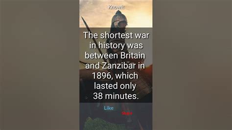 The Shortest War In History Was Between Britain And Zanzibar In 1896