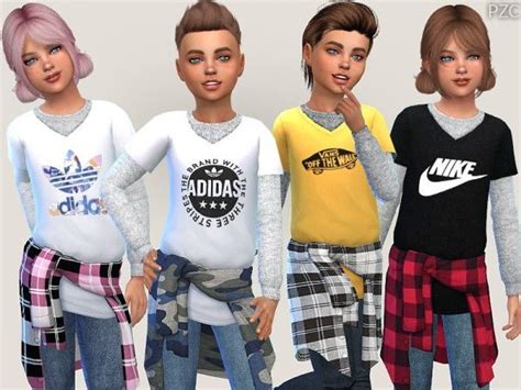 Sims 4 Cc Kids Clothing Kids Clothes Boys Children Clothing Mom