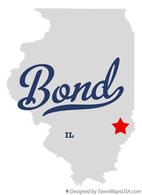 Map Of Bond Il Illinois