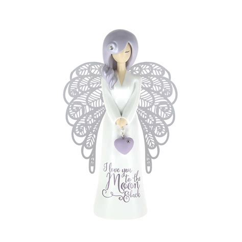 You Are An Angel Figurine 155mm I Love You To The Moon And Back An026