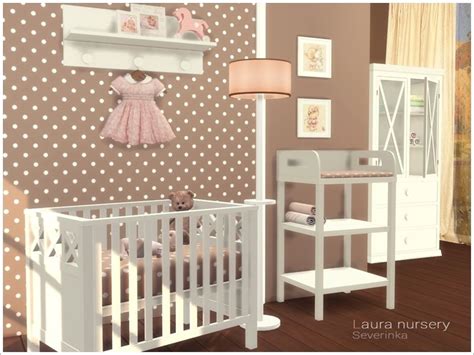 Severinkas Laura Nursery Needs Mod For Crib To Work Sims Baby Sims