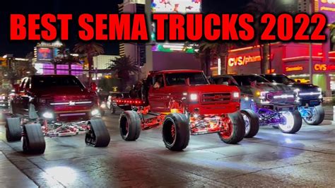 These Are The Biggest And Best Sema Trucks Of Sema 2023 Youtube