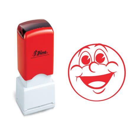 Small Stamps Big Smiles Happy Face Teacher Stamp 11mm Self Inking