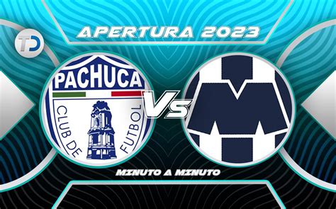 Pachuca vs Rayados MARCADOR Apertura 2023 Jornada 16 Telediario México