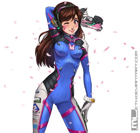 Dva Overwatch And 1 More Drawn By Mathiasleth Danbooru