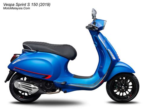 Since italian vehicle manufacturer piaggio created the vespa in 1946, the brand has been at the forefront of scooter style and design. Vespa Sprint S 150 (2019) Price in Malaysia From RM17,400 ...