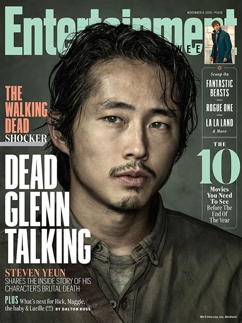 The Walking Dead Steven Yeun Shares Inside Story Of Glenns Brutal