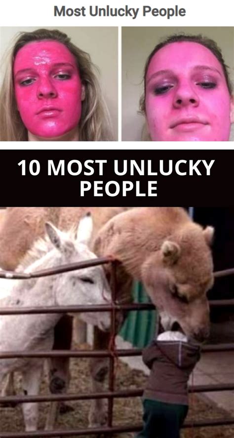 10 Most Unlucky People Amazing Stories Funny Jokes Edgy Memes