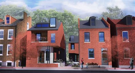 Uic Presents Contemporary Historic Courtyard Home Infill For Soulard