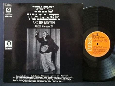 Fats Waller Fats Waller Complete Recordings Volume 18 1939 Lp