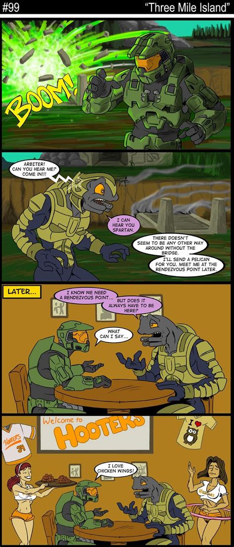 Another Halo Comic Strip Halo Funny Halo Series Halo Game