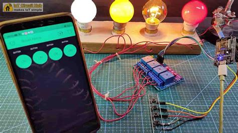 Home Automation With Blynk And Nodemcu Esp8266 Iot Projects
