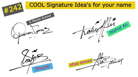 How To Create Cool Signature For My Name Cool Signature Style My