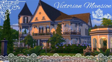The Sims 4 Victorian Mansion Part 1 Base Game Youtube