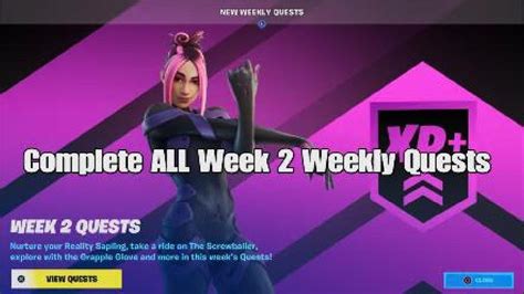How To Complete All Fortnite Week 2 Weekly Quests Season 3