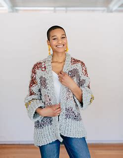 Welcome to the pixelated cardi pattern. Ravelry: Garden Party Sweater pattern by Cheryl Kubat