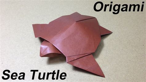 How To Make A Paper Animal Origami Sea Turtle Origami Turtle