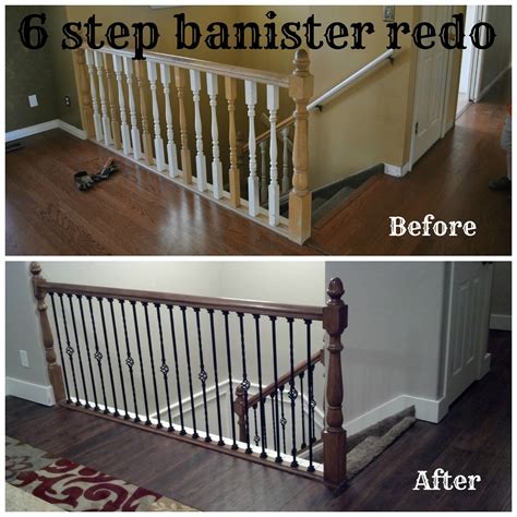 Replacing a stair banister is a project that you can tackle on your own once you learn about each part, what its function is, and how they all work together. 6 Step Banister Redo | Bits of Everything