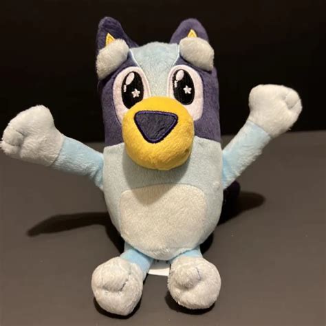 Bluey 8and Plush And Friends Star Eyes Please Face Blue Stuffed Animal