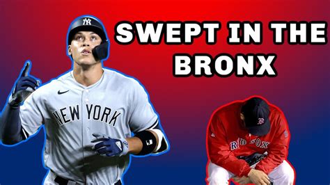 New York Yankees Sweep Boston Red Sox In The Bronx Youtube